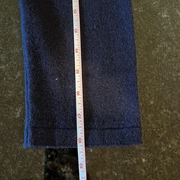 Queen Cashmere Women Cardigan Sweater, Dark Blue, Size M - Picture 7 of 9